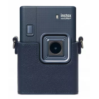 LOVEINSTANT aizsargmaciņa Fujifilm Instax Mini LiPlay+ kameras modelim, navy zilā krāsā