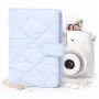 LOVEINSTANT Fotoalbums 108 fotogrāfijām, saderīgs ar Fujifilm Instax Mini 12 40 11 9 8 7 Evo LiPlay Link, Zils stepēts