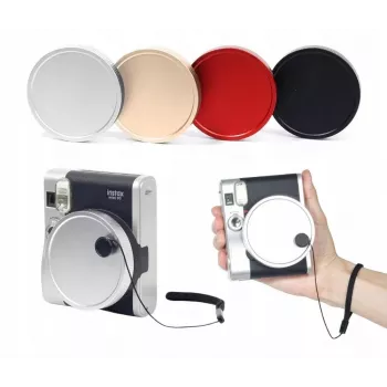 LOVEINSTANT Aizsargājošs objektīva vāciņš Fujifilm Instax Mini 90 - Sarkans