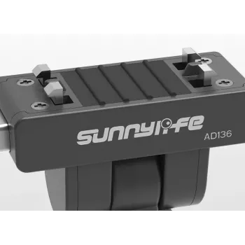 SUNNYLIFE Magnetic Quick Release Mount ar 1/4 collu skrūvi Insta360 X4, X3, Ace Pro un citiem - Melns (AD136-D)