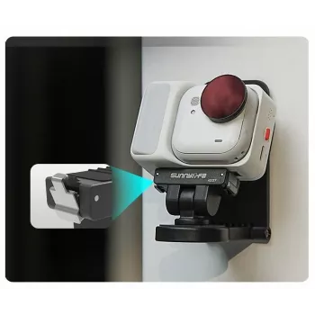 SUNNYLIFE Magnetic Quick Release Mount ar 1/4 collu vītni Insta360 GO Ultra / GU-AD137-D