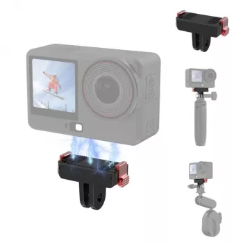 PULUZ Magnētiskais ātrās atlaišanas stiprinājuma adapteris DJI Osmo Action 6 / Nano / GoPro stiprinājumam PU1070B