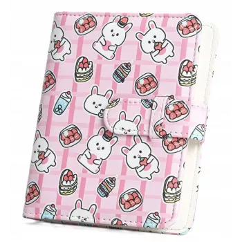 LOVEINSTANT Photo Album 64 Photos for Fujifilm Instax Mini 99 41 12 40 11 Evo LiPlay Link, Strawberry Rabbits Design