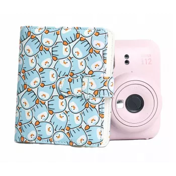 LOVEINSTANT Photo Album 64x for Fujifilm Instax Mini 99 41 12 40 11 Evo Liplay Link / Blue Penguins