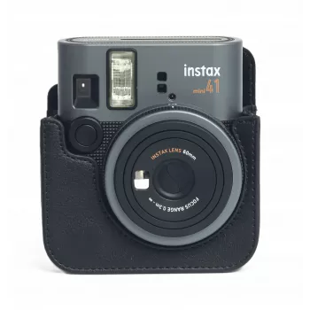 LOVEINSTANT Maciņš un Fotoalbums Fujifilm Instax Mini 41 + 96 Fotoattēliem / Melns
