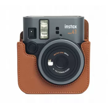 LOVEINSTANT Maciņš Fujifilm Instax Mini 41 kamerai, Brūns