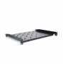 RACKTEL RL-PD600S 1U 19 collu priekšējā stiprinājuma plaukts, 600 mm dziļums, 20 kg slodze, melns (RAL 9005)
