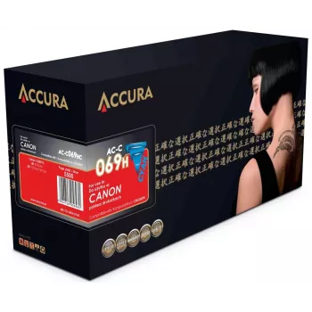 Accura saderīgs tonera kārtridžs Canon CRG-069H (5097C002), ciāna, XL High Yield