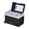 HCALORY D55M+ Auto Ledusskapis ar Bluetooth, 55L, Kompresors, -20°C līdz +20°C, DC 12V/24V, AC 100-240V, Melns
