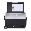 HCALORY D55M+ Auto Ledusskapis ar Bluetooth, 55L, Kompresors, -20°C līdz +20°C, DC 12V/24V, AC 100-240V, Melns