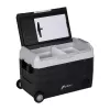 HCALORY D55M+ Auto Ledusskapis ar Bluetooth, 55L, Kompresors, -20°C līdz +20°C, DC 12V/24V, AC 100-240V, Melns