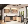 STOLKAR Cosmo Design ANIKA Kitchen Furniture Set, Artisan Oak/Graphite 2.0/2.6