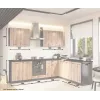 STOLKAR Cosmo Design ANIKA Kitchen Furniture Set, Artisan Oak/Graphite 2.0/2.6