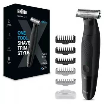 Braun Series XT3 XT3200 Trimmer - Cordless - Black