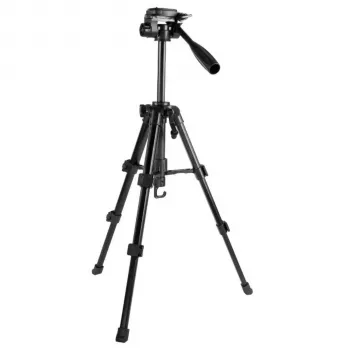Levenhuk Level Base TR30 grīdas statīvs ar 3-virzienu panoramēšanas galvu, alumīnija kājas, maks. slodze 3 kg, augstums 490-1350 mm