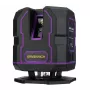 Ermenrich LV30 PRO Lāzera Līmenis - 3x360° Zaļš 12 Līnijas, Pašizlīdzinošs, IP54