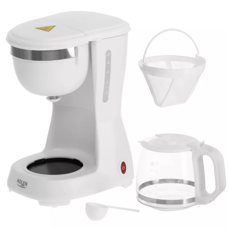 Adler AD 4381 pilienu kafijas automāts, 600 W, balts