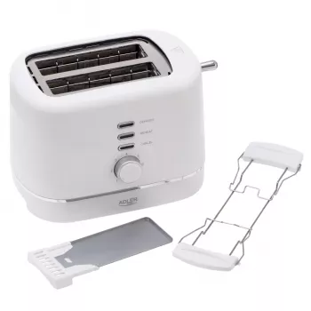 Adler AD 3224 White Toaster 750W 2 Slots