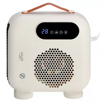 Adler AD 7756 Keramiskais Ventilatora Sildītājs 1500W Melns