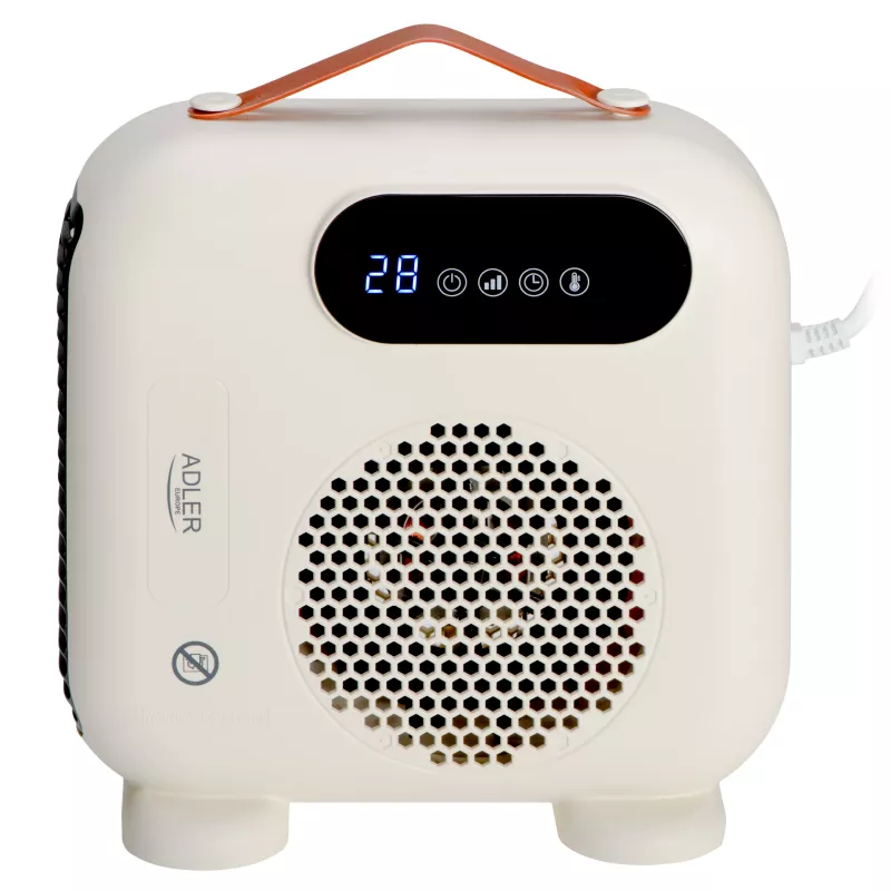 Adler AD 7756 Keramiskais Ventilatora Sildītājs 1500W Melns