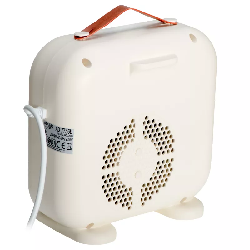 Adler AD 7756 Keramiskais Ventilatora Sildītājs 1500W Melns