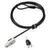 Kensington 3-in-1 Security Cable Lock - Keyed, 1.8m (6ft) - Black/Silver