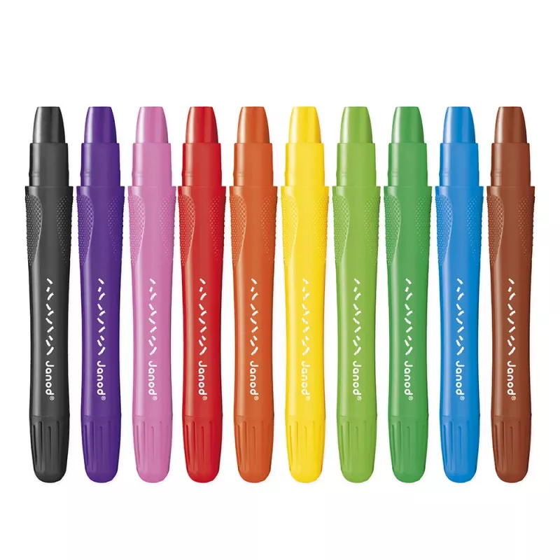 Janod Gel Crayons 10 Colors 3+