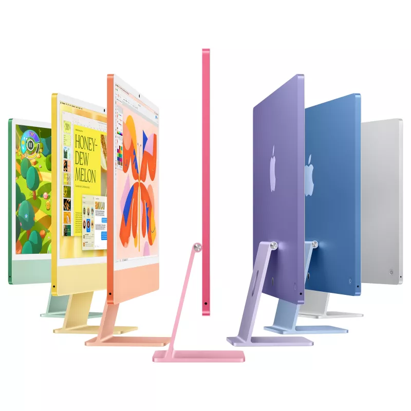 Apple iMac Z1K1 23.5 inch 4.5K Retina Display M4 10-Core CPU/10-Core GPU/16-Core Neural Engine 32GB RAM 1TB SSD Gigabit Ethernet Magic Keyboard with Touch ID and Numeric Keypad Magic Mouse Silver