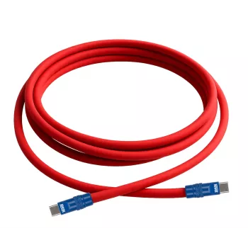 Newell USB-C to USB-C kabelis 100W 2m Silikona Sarkans-Tumši Zils