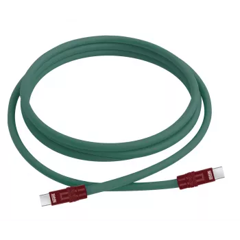 Newell USB-C to USB-C kabelis 100W 2m Silikona Zaļš-Bordo