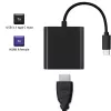 Qoltec USB-C 3.1 to HDMI Adapter 4K MHL Black