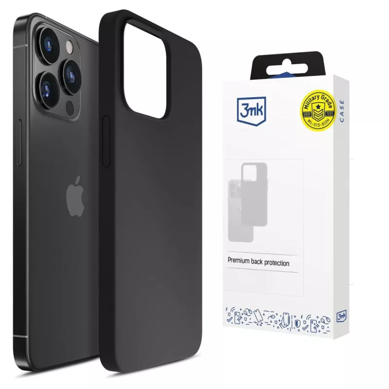 3MK PROTECTION Apple iPhone 16 Pro Max Hardy Mellow Case Black