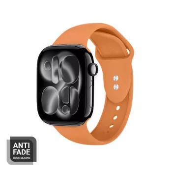 Crong Liquid Strap Apple Watch 38/40/41/42 mm (Orange)
