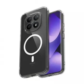 Crong Hybrid Clear Magnetic Case MagSafe Xiaomi Redmi Note 15 Pro+ 5G (Caurspīdīgs)