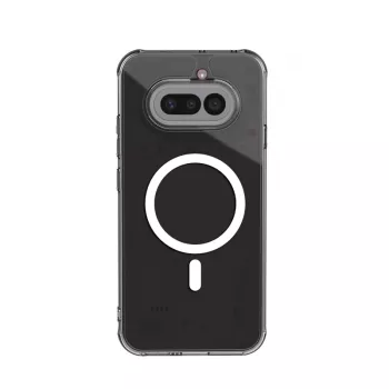 Crong Hybrid Clear Magnetic Case Nothing Phone 4a, saderīgs ar MagSafe, caurspīdīgs