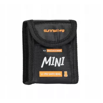 SUNNYLIFE Fireproof Battery Safety Bag for DJI Mini 5/4/3 Pro/3, Lito 1, Lito X1 - 1x Battery