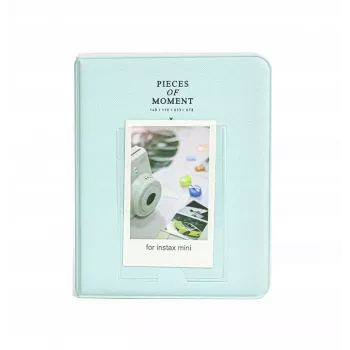 LOVEINSTANT fotoalbums 64 fotogrāfijām Fuji Instax Mini 13 12 11 40 41 99 Evo Link / Zaļš