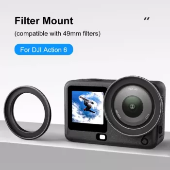 PULUZ 49mm filtru adaptera stiprinājums DJI Osmo Action 6