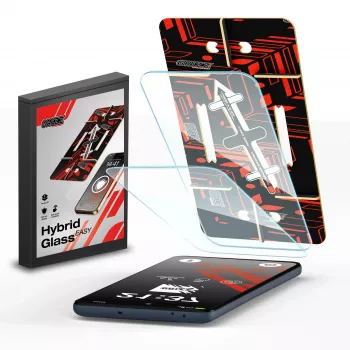 GrizzGlass HybridGlass Easy Screen Protector for HMD Pulse Pro [2 Pack]