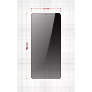 GrizzGlass SecretGlass Easy Privacy Screen Protector for Xiaomi POCO F6