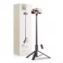 Tech-Protect L08S Selfie Stick Tripod Black