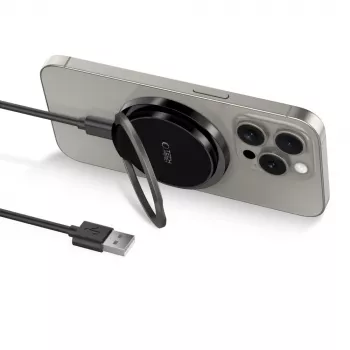Tech-Protect QI15W-A33 MagSafe bezvadu lādētājs 15W Melns