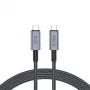 TECH-PROTECT ULTRABOOST MAX USB 4.0 8K 40Gbps Type-C Cable PD240W 200cm Grey