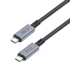 TECH-PROTECT ULTRABOOST MAX USB 4.0 8K 40Gbps Type-C Cable PD240W 200cm Grey