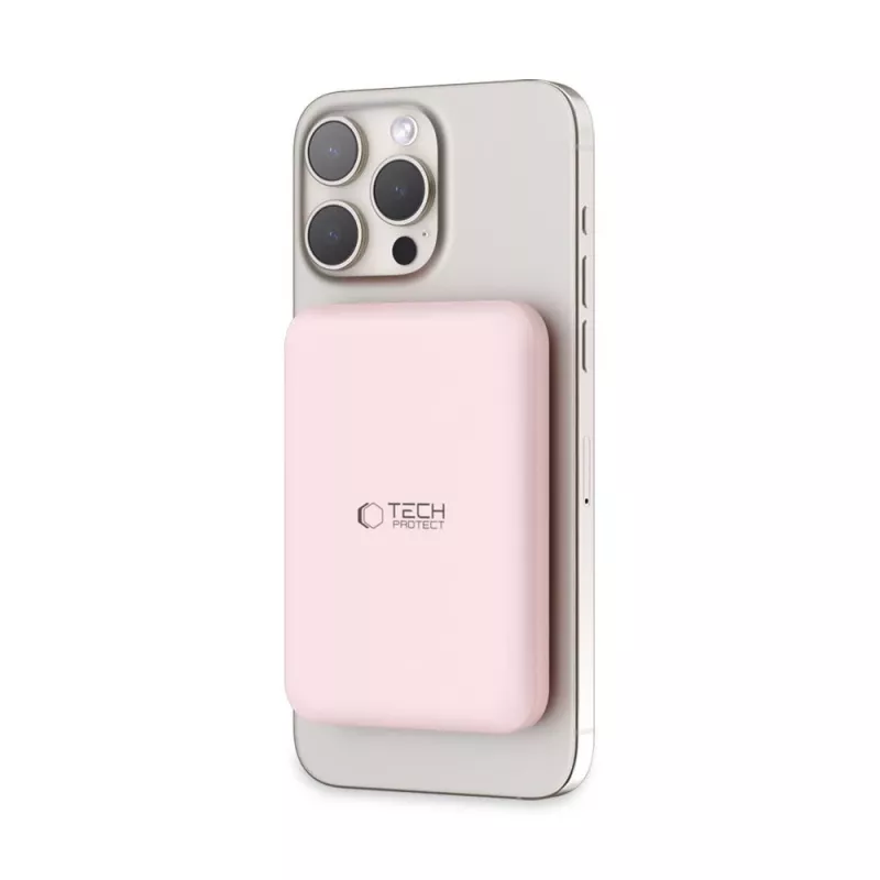 TECH-PROTECT PB10 LIFEMAG MagSafe Power Bank 5000mAh Pink