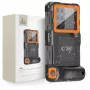 TECH-PROTECT IPX8 Universal Diving Waterproof Case Black/Orange