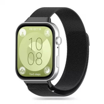 TECH-PROTECT Milanese Loop siksniņa Huawei Watch Fit 3 - Melna