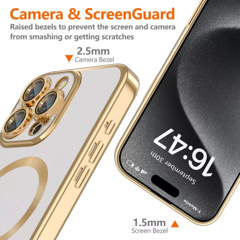 Tech-Protect MagFlex iPhone 16 Pro zelta