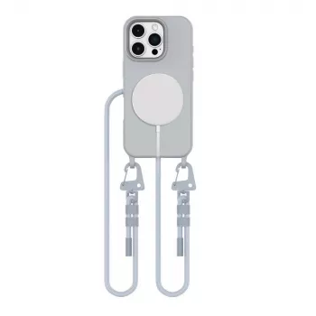 Tech-Protect Magnecklace MagSafe Phone Lanyard for iPhone 16 Pro Max Grey