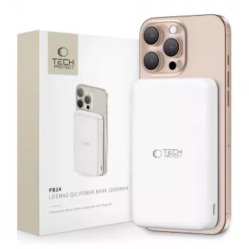 TECH-PROTECT PB24 LIFEMAG QI2 MAGSAFE POWER BANK 10000MAH BALTS